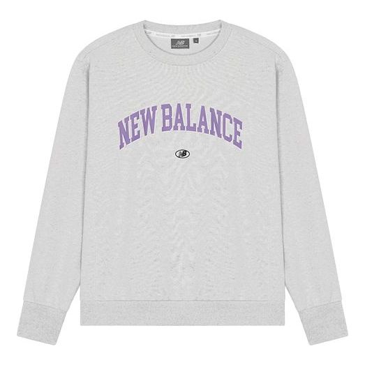 Пуловер New Balance Athletics Logo Sweatshirt Сиво | 5CC17083-OA