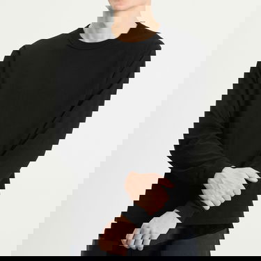 Тениска LES TIEN Heavyweight Binded Classic Long Sleeve T-Shirt Черно | HV-2090-JTBLK, 5