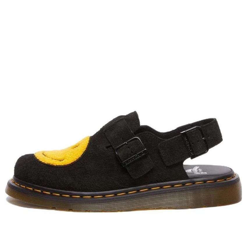 Кецове и обувки Dr. Martens Dr. Martens x Smiley Jorge Suede Mules Черно | 31391005, 0