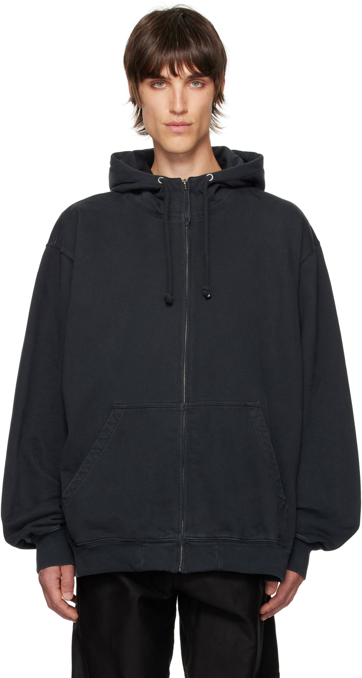 Суитчър Maison Margiela Embroidered Logo Hoodie Черно | S50HG0046 S25520, 0