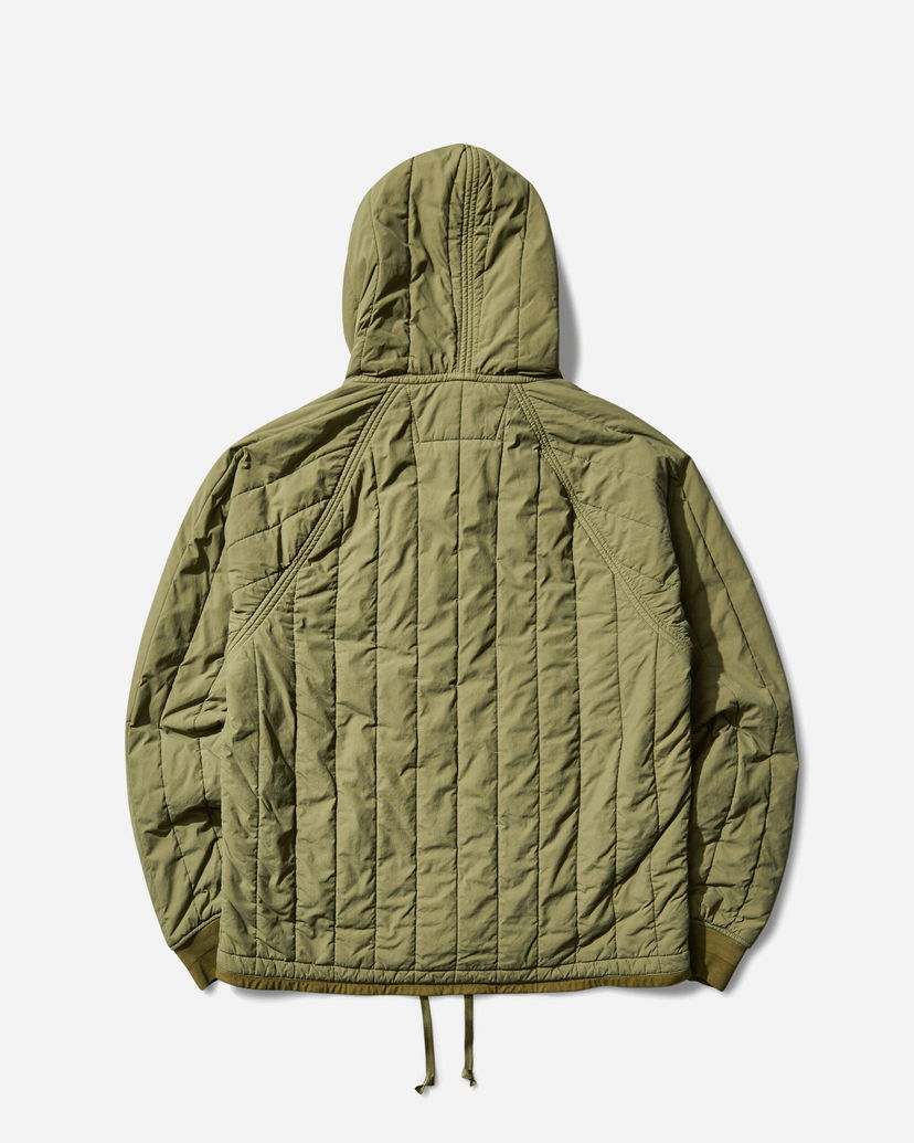 Пухо яке C.P. Company GD Quilted Hooded Liner Goggle Jacket Зелено | 19CMOW081A-110437G 652