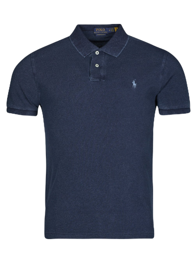 Поло тениска Polo by Ralph Lauren Cotton Polo Shirt Tee Тъмно синьо | 710680784140