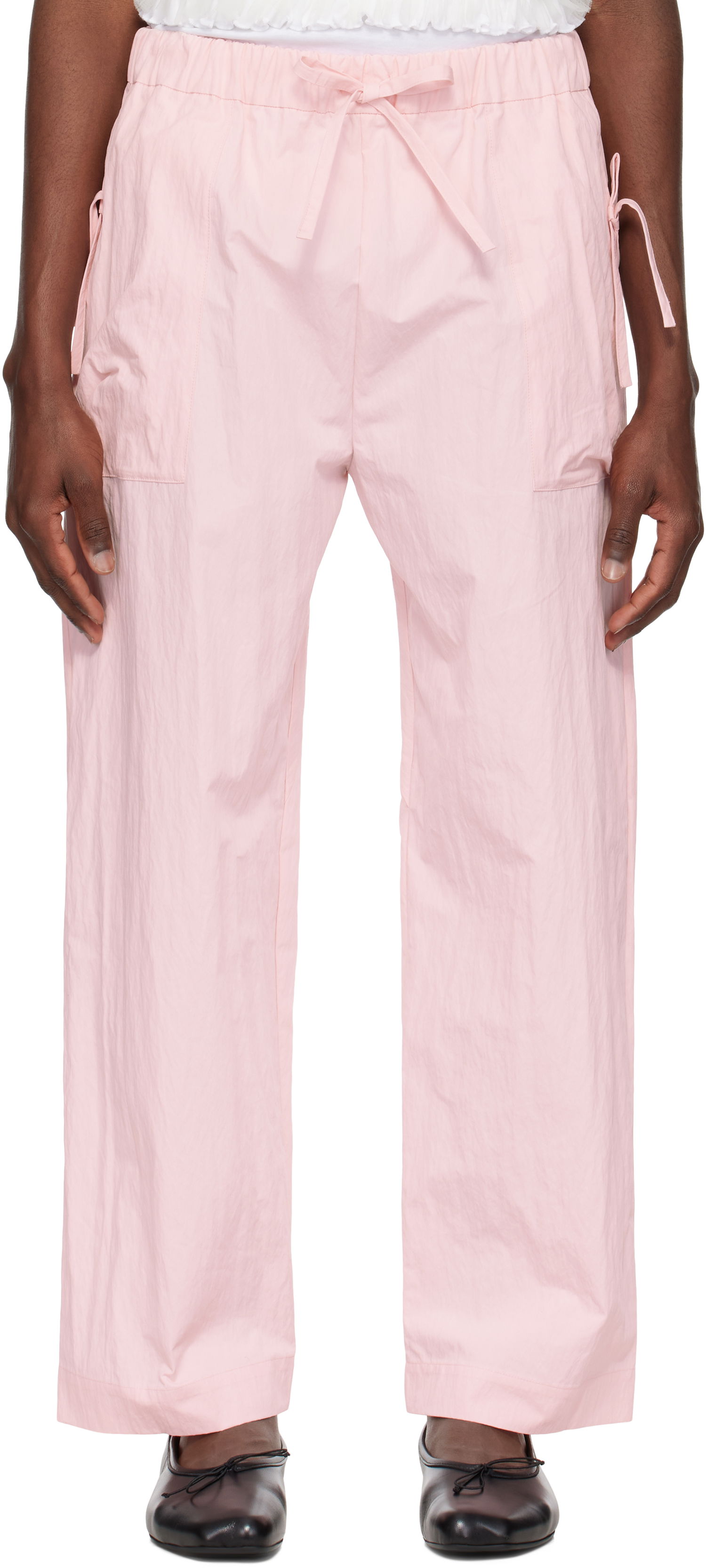 Панталони Simone Rocha Simone Rocha Bow Pocket Cargo Pants Розово | 4137 1219, 0