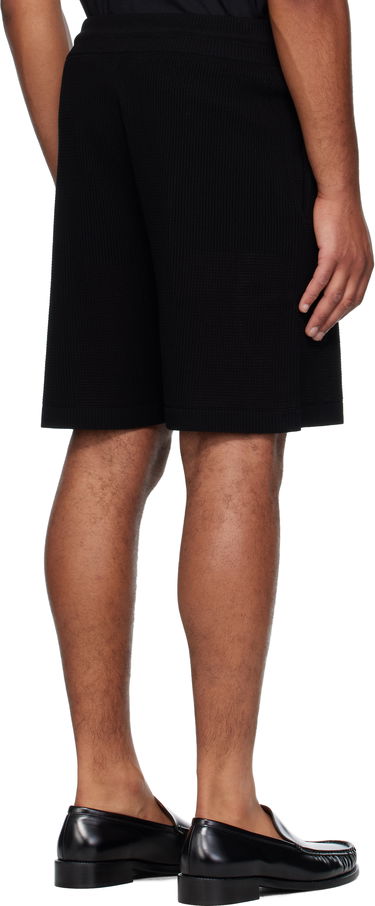 Къси панталони AMIRI AMIRI 'Club Amiri' Crochet Shorts Черно | AMKNSH1043, 2