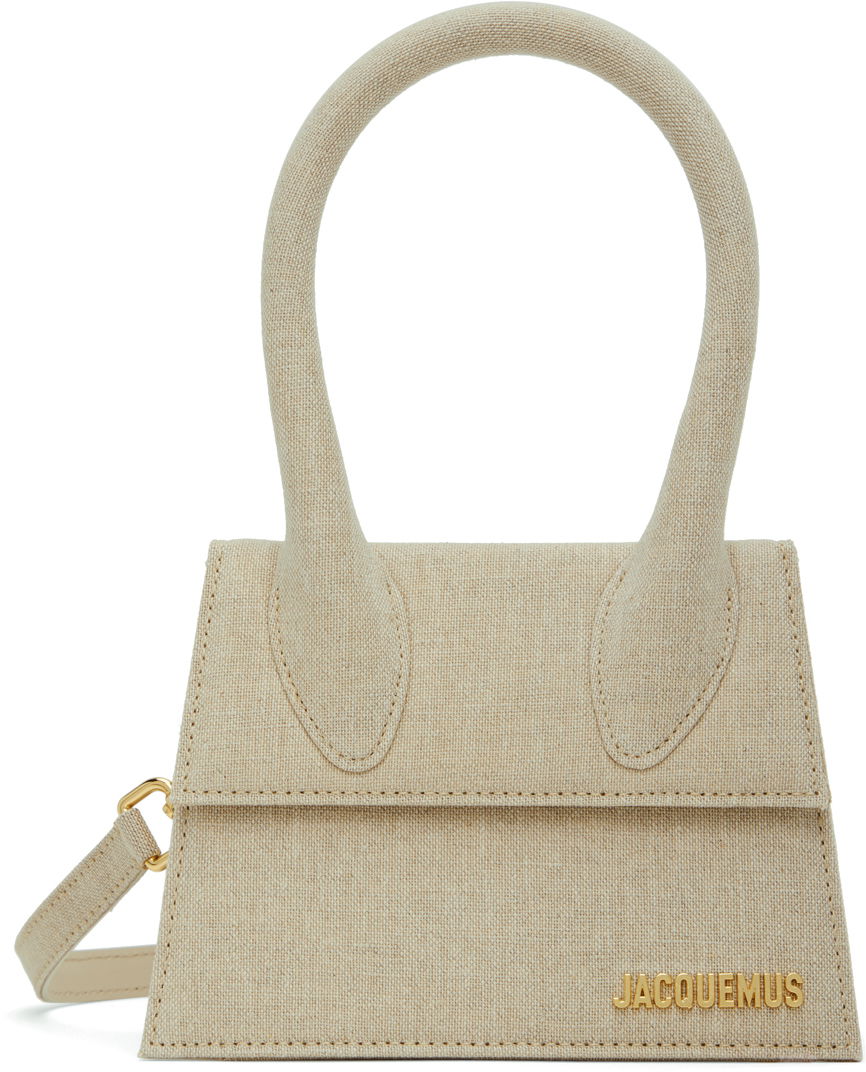 Чанта през рамо Jacquemus Le Papier 'Le Chiquito Moyen' Bag Бежово | 22H213BA002-3071, 0