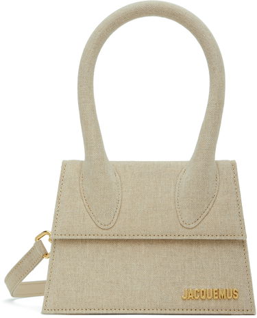 Чанта през рамо Jacquemus Le Papier 'Le Chiquito Moyen' Bag Бежово | 22H213BA002-3071, 0