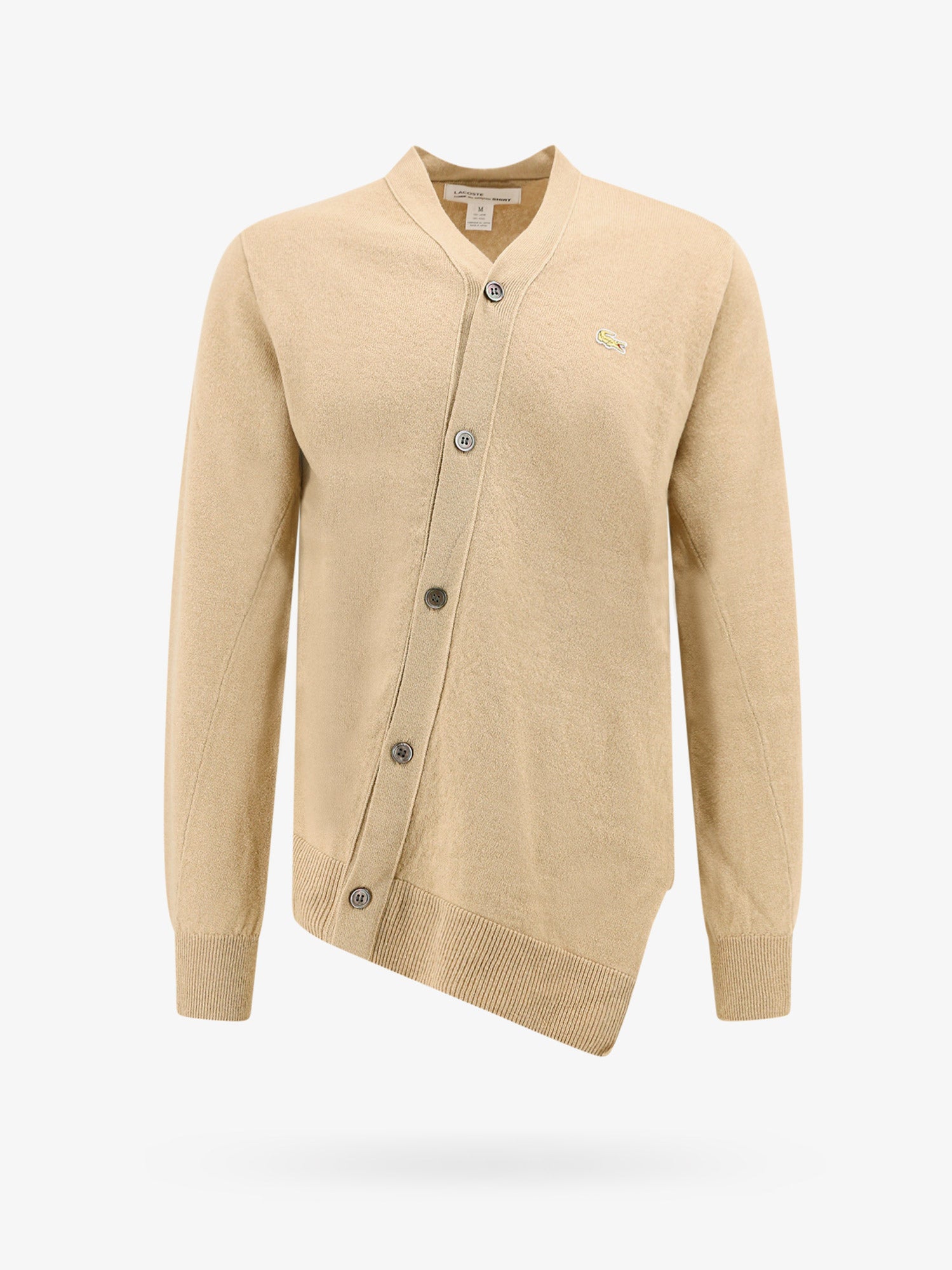 Пуловер Comme des Garçons Asymmetric Cardigan Бежово | FLN005CAMEL, 0