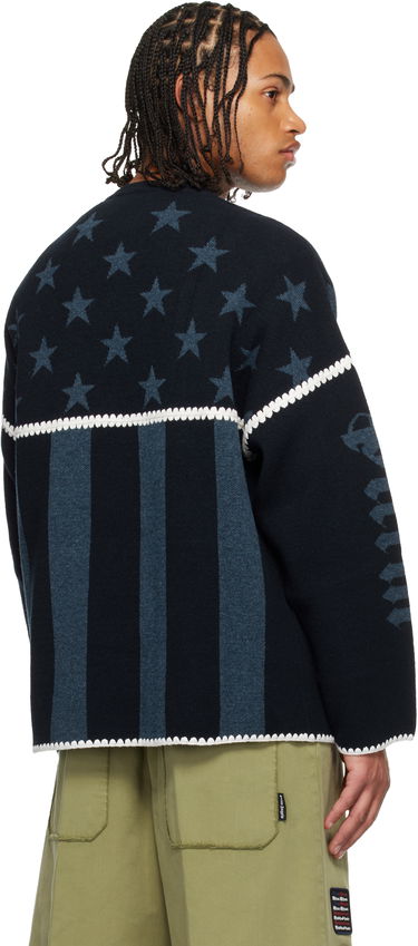Пуловер Palm Angels Stars & Stripes Sweater Многоцветен | PMHE084F25KNI0014642, 2