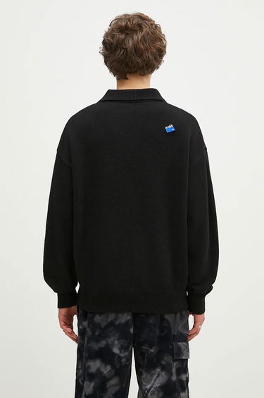Поло тениска ADER ERROR Black Relaxed Fit Polo Sweater Черно | BM42FYKT0106BK, 2