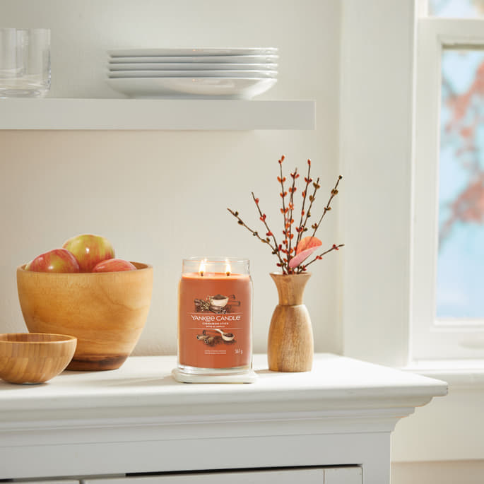 Свещи Yankee Candle Large Jar Candle Cinnamon Stick 2 Wicks Оранжево
 | 40375, 1