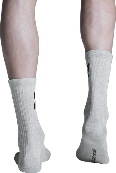 Чорапи On Running Running Logo High Socks Сиво | 2uf10311732, 2