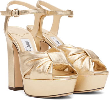 Pокля Jimmy Choo Jimmy Choo Heloise 120 Heeled Sandals Металик | HELOISE 120, 3