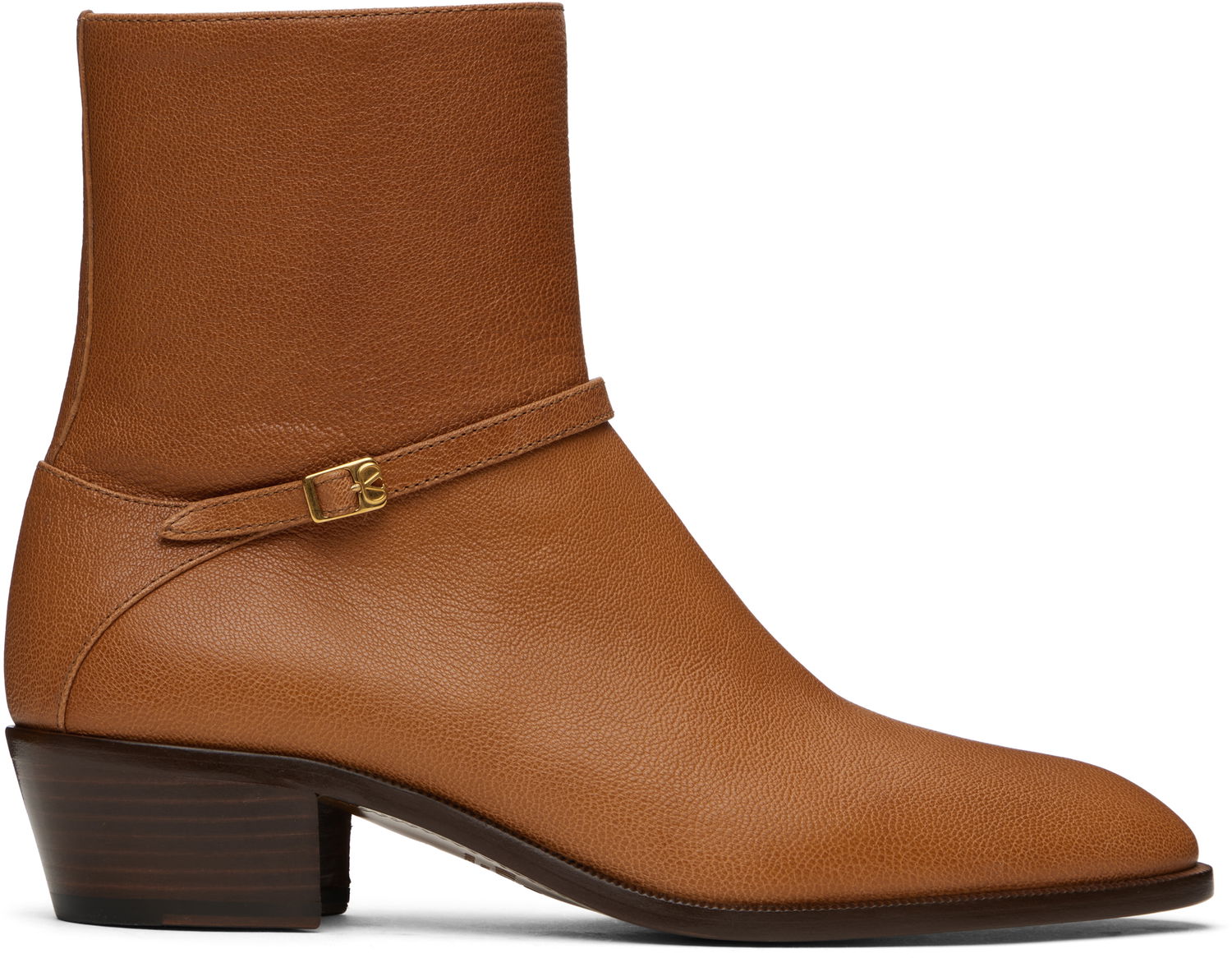 Грижа за обувките Valentino Valentino Garavani Pat Ankle Boots Кафяво | 6Y2S0J27DQX, 0