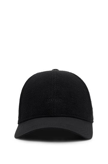 Шапка с козирка BOSS HUGO Fleece Cap with Embroidered Logo Черно | 50550600, 0