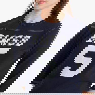 Тениска BEAMS Beams Boy 3/4 Sleeve Football T-Shirt Тъмно синьо | 13140337101-79, 5