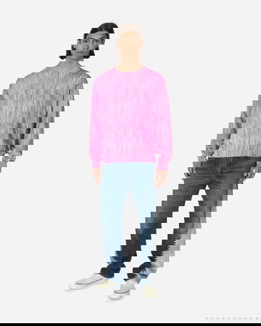 Пуловер Stüssy Printed Fur Sweater Розово | 117171 PINK, 4