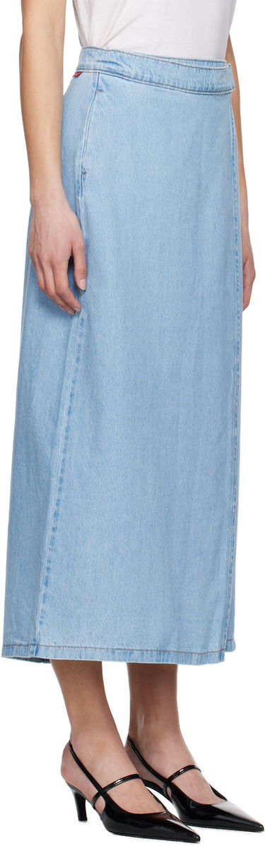 Пола Levi's Column Wrap Denim Maxi Skirt Синьо | 001VG-0000, 1