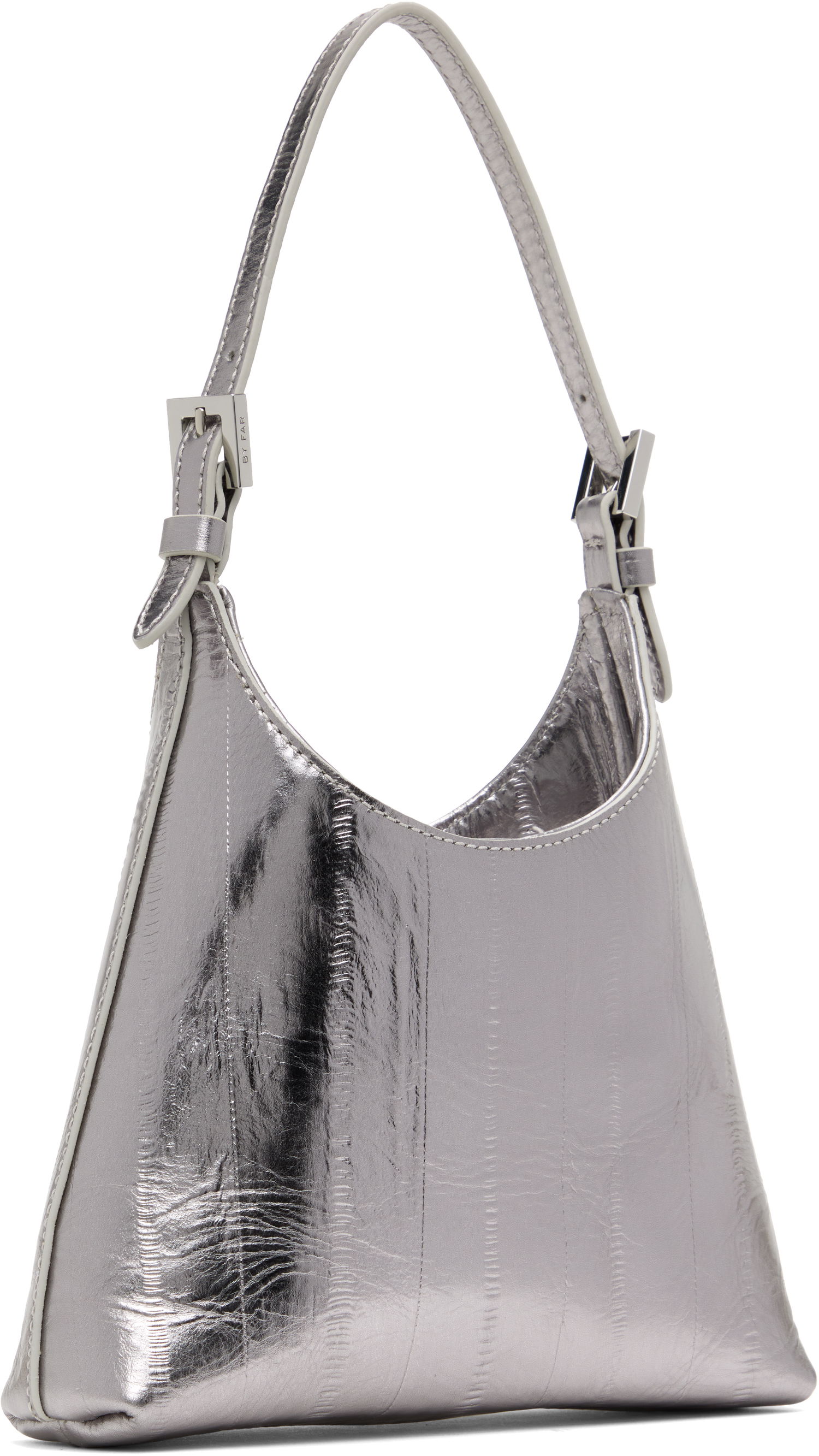 Чанта през рамо BY FAR BY FAR Baby Camryn Metallic Leather Bag Металик | MWBTH031CL035ME032PL, 1