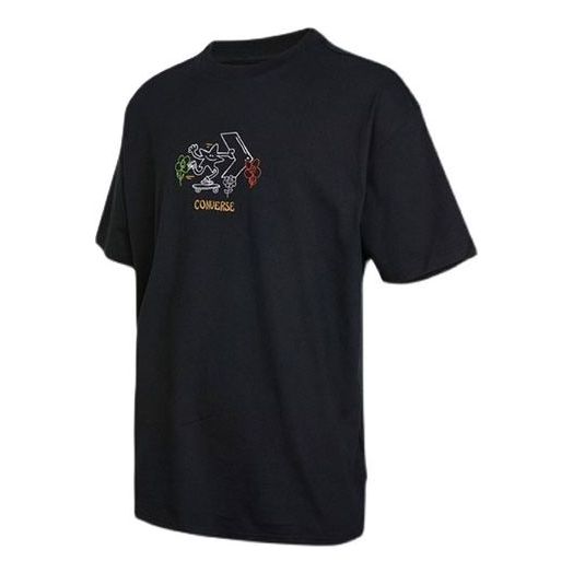 Тениска Converse Pushing Along Graphic Tee Черно | 10023267-A02