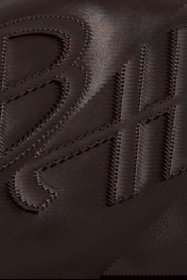 Голяма пазарска чанта Anine Bing Leo Embossed Leather Tote Bag Кафяво | A.13.11841, 3