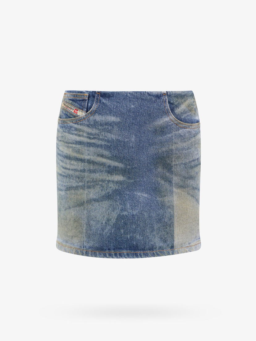 Пола Diesel Denim Mini Skirt Синьо | A16920007W801