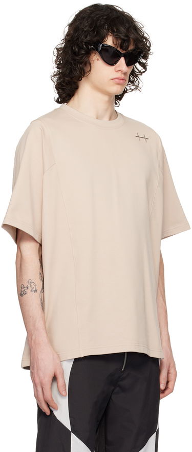 Тениска HELIOT EMIL Short Sleeve Plicate T-Shirt Бежово | SS24_M_09_105_ST18, 1