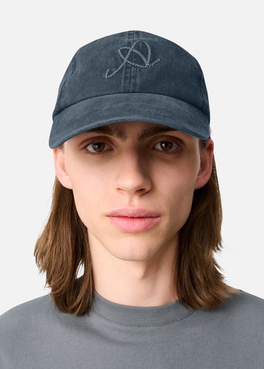 Шапка с козирка AXEL ARIGATO Scribble A Washed Baseball Cap Синьо | X3556003, 7