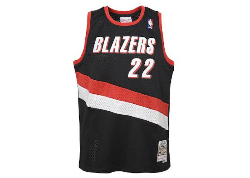 Фланелка Mitchell & Ness Mitchell & Ness Portland Trail Blazers Clyde Drexler 1991-92 Swingman Jersey Черно | 9N2B7BRD0-TRACD-Y91