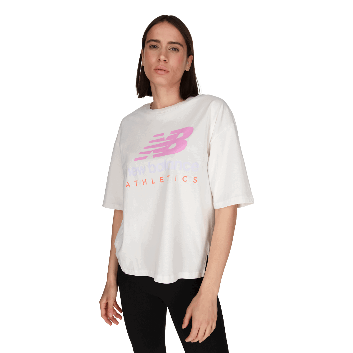 Тениска New Balance NB Athletics Amplified T-Shirt Бяло | WT21503-SST, 0
