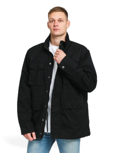 Яке Urban Classics Big M-65 Jacket Черно | TB4457 Black