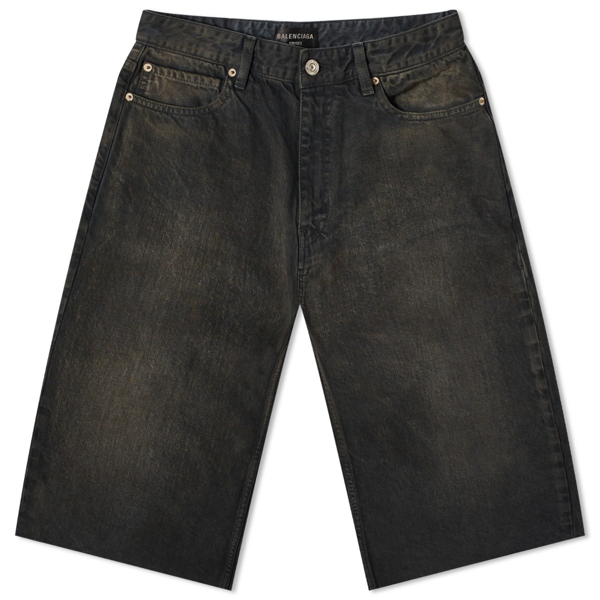 Къси панталони Balenciaga Denim Черно | 753212-TOW53-2150, 0