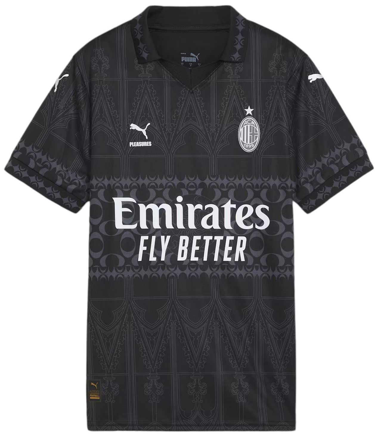 Фланелка Puma AC Milan x Pleasures Jersey Womens Черно | 776065-01, 0
