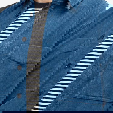 Риза Paul Smith Paul Smith Corduroy Shirt Jacket, Size Large Синьо | M2R-413Z-P22248-48, 5