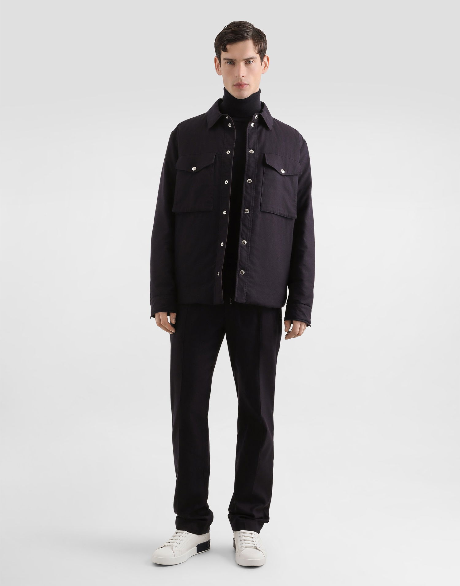 Яке Dolce & Gabbana Dolce & Gabbana Reversible Shirt Jacket Черно | G9BSMTFCTABS8031, 1