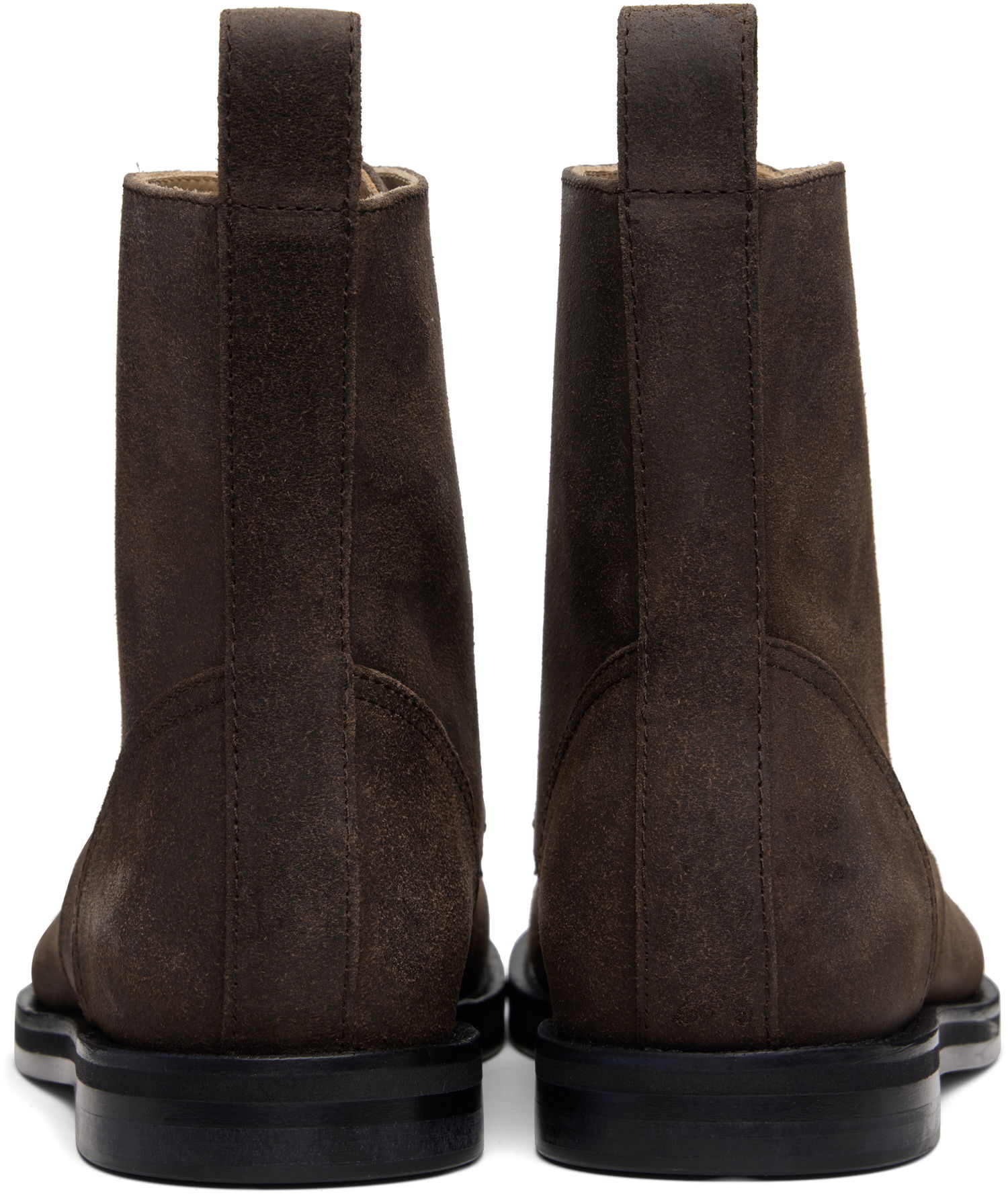 Кецове и обувки JW Anderson JW Anderson Loafer Lace-Up Boots Кафяво | BT0108-LA0319, 1