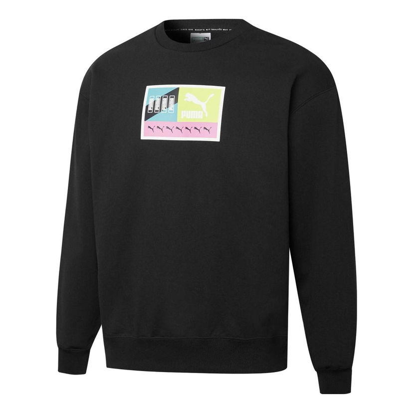 Суитчър Puma Multiplacement Crew Sweatshirt Черно | 535326-01