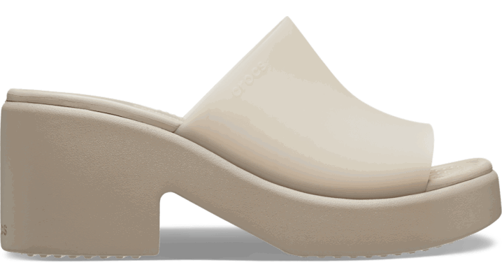 Кецове и обувки Crocs Brooklyn Frosted Heel Sandals Бежово | 210981-214, 0