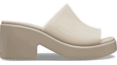Кецове и обувки Crocs Brooklyn Frosted Heel Sandals Бежово | 210981-214, 0