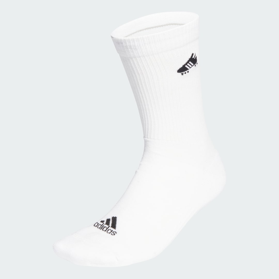 Чорапи adidas Performance Soccer Boot Embroidered Socks Бяло | IK7496, 1