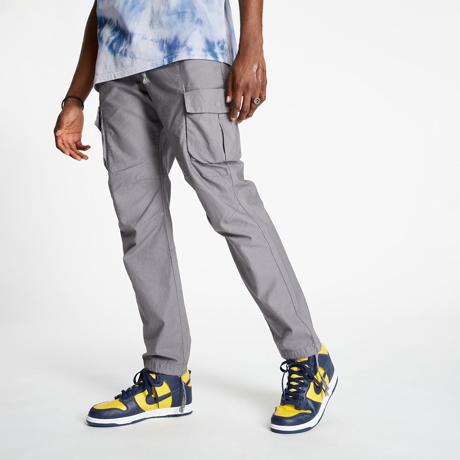 Карго панталони John Elliott Back Sateen Cargo Pants Сиво | F002N0813A, 0