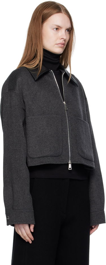 Яке Nanushka Nanushka Phebe Cropped Jacket Сиво | NW25PFJK12294, 1