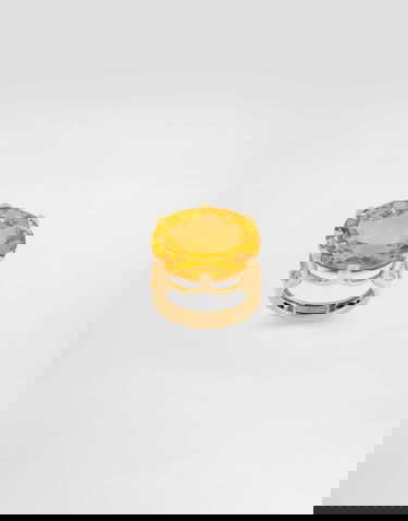 Пръстен Dolce & Gabbana Anna Ring in 18-carat Yellow Gold with Citrine and Diamonds, Size 51 Жълто | WRSB1GWCTR1ZOO00, 0