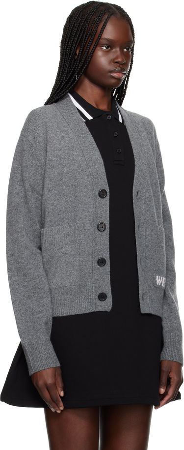 Пуловер We11done We11done Patch Pocket Cardigan Сиво | WD-KC3-23-621-U-CH, 4