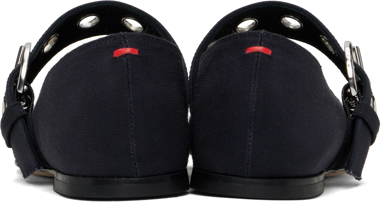 Колани Aeyde Aeyde Uma Eyelet Ballerina Flats Тъмно синьо | A11-FL-RKLS08FL159-SS25-519-069, 1