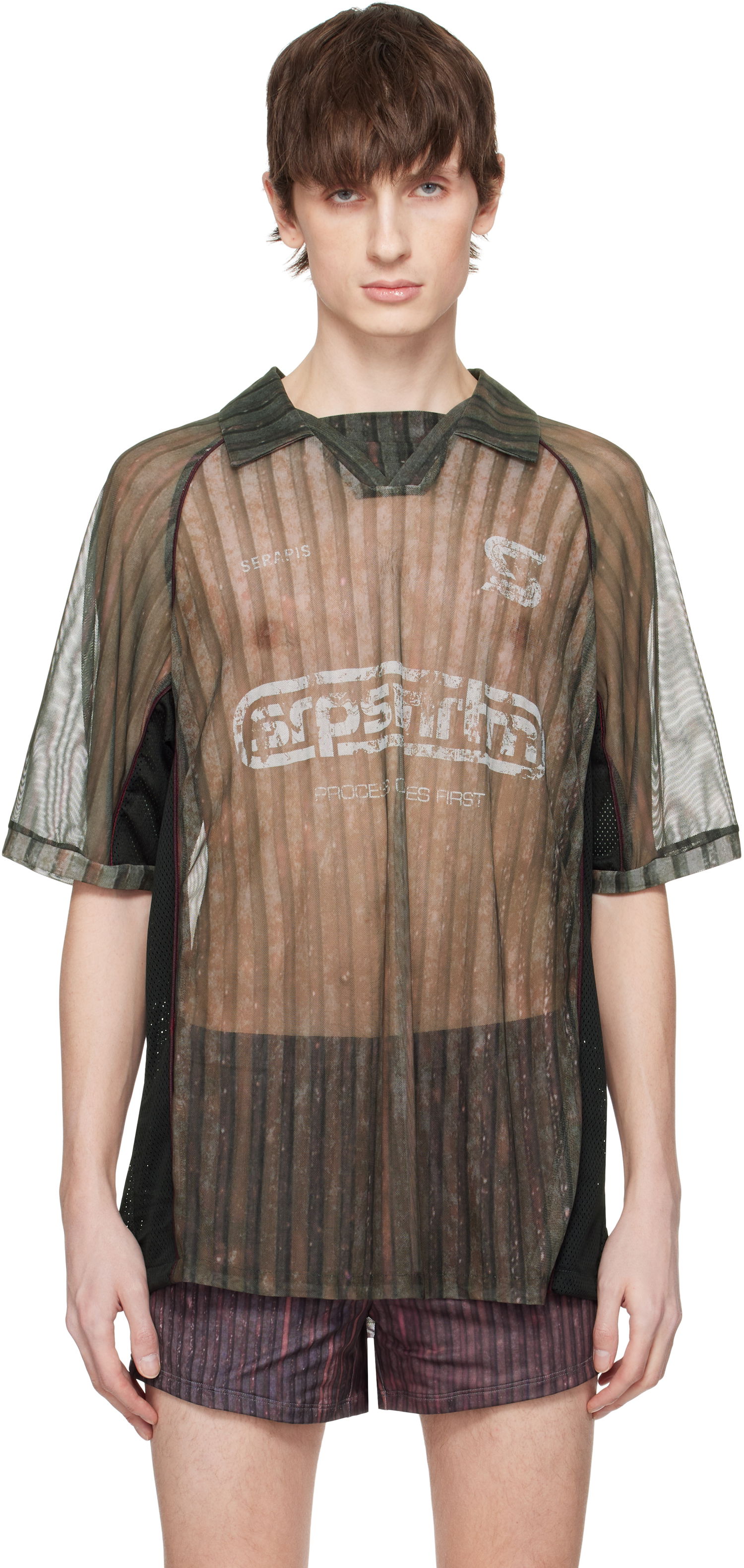 Фланелка Serapis Serapis Stripes Football Polo Зелено | SS25_FT_7S, 0