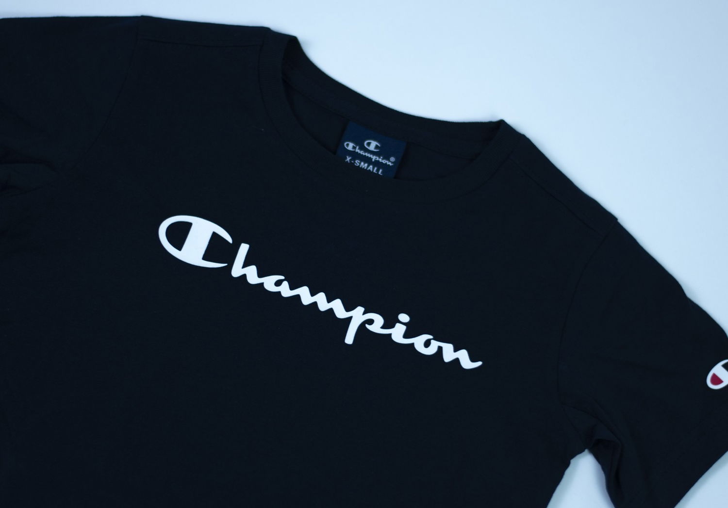 Тениска Champion Crewneck T-Shirt S Черно | 305365-BS501, 1