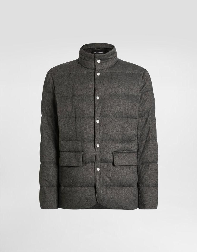 Пухо яке Dolce & Gabbana Dolce & Gabbana Padded Jacket Сиво | G9BSNTFU5YAS8291