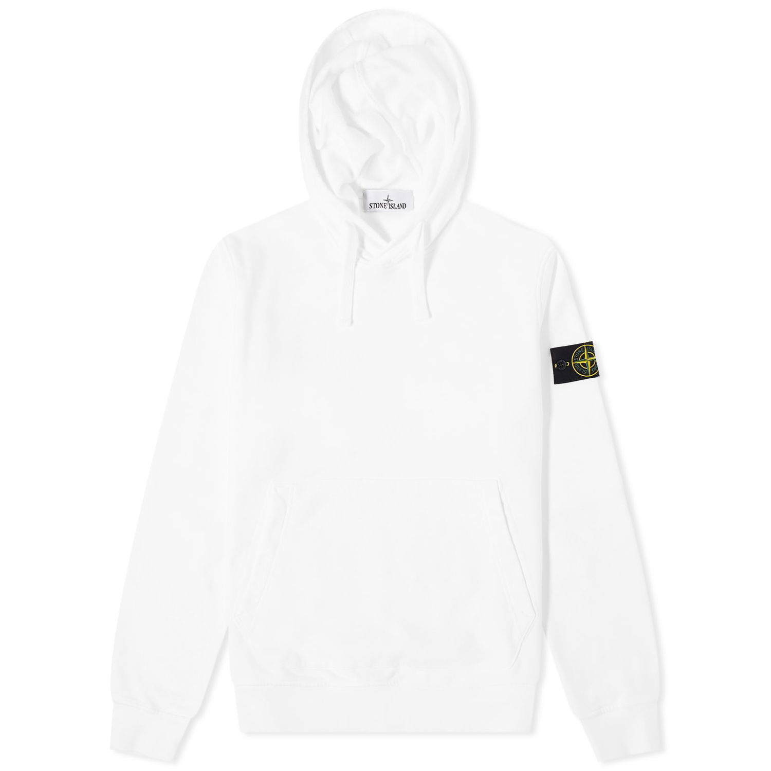 Суитчър Stone Island Garment Dyed Popover Hoodie Бяло | 801564151-A0001, 0
