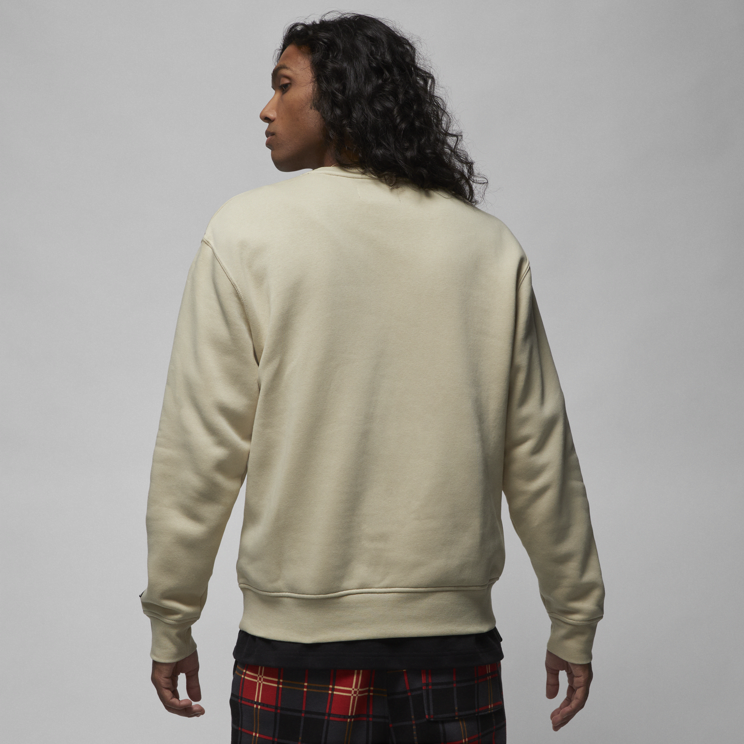 Суитчър Jordan Air Jordan Check Logo Crewsweat Бежово | DV1574-206, 1