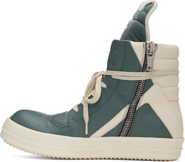 Кецове и обувки Rick Owens Rick Owens Hollywood Geobasket Зелено | RU01E5894 LCO, 2